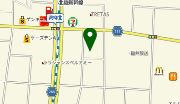 ハウスドゥ 福井高柳の地図画像