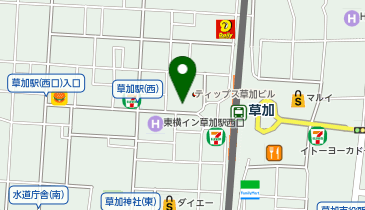 ハウスドゥ 草加駅前の地図画像