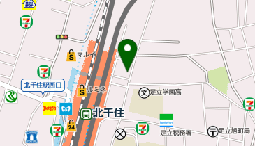 ハウスドゥ 北千住駅東口の地図画像