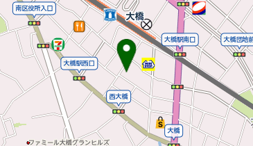 ハウスドゥ 大橋駅前の地図画像