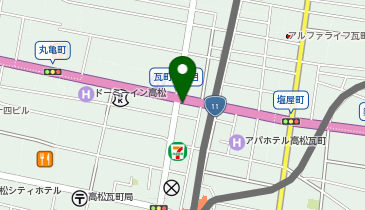 ハウスドゥ 高松中央の地図画像