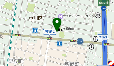 ハウスドゥ 中川八熊の地図画像