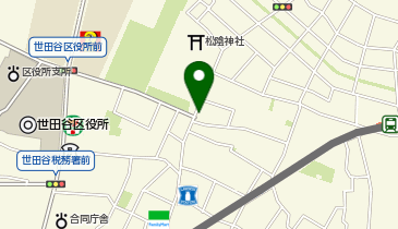 松陰塾 世田谷若林校の地図画像