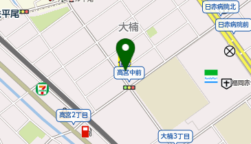 松陰塾 高宮校の地図画像