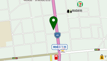 郡山松陰塾 開成校の地図画像