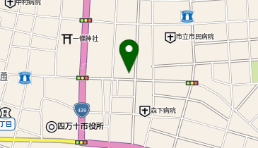 松陰塾 四万十・中村校の地図画像