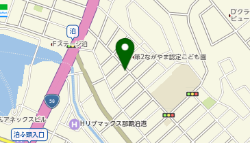 松陰塾 泊校の地図画像