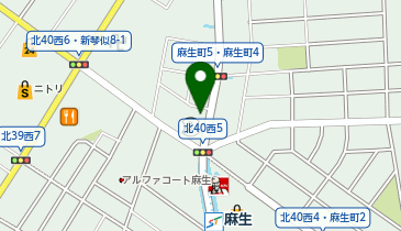 ピタットハウス麻生店の地図画像