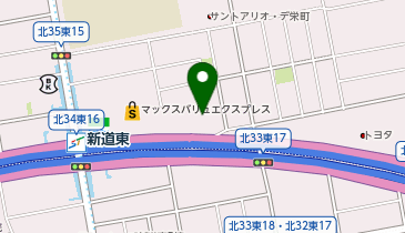 ピタットハウス新道東店の地図画像