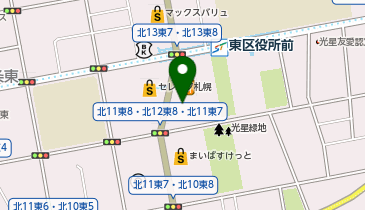ピタットハウス東区役所前店の地図画像