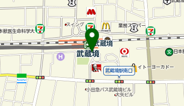 ピタットハウス武蔵境店の地図画像