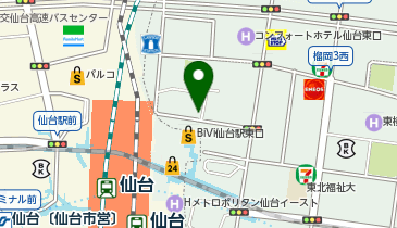 ピタットハウス仙台駅前東口店の地図画像