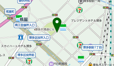 ピタットハウス博多駅前1丁目店の地図画像