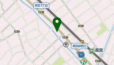 ピタットハウス高宮店の地図画像