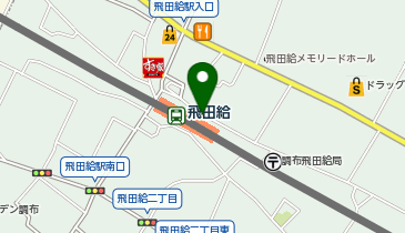 ピタットハウス飛田給店の地図画像