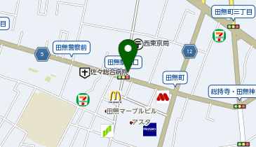 ピタットハウス田無店の地図画像