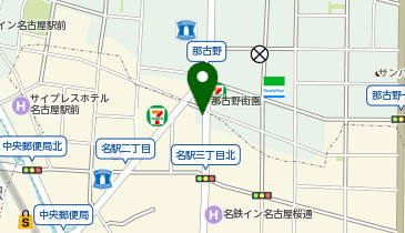 ピタットハウス名古屋駅北店の地図画像