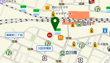 ピタットハウス立川店の地図画像