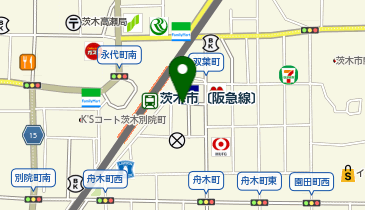 ピタットハウス阪急茨木店の地図画像