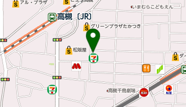 ピタットハウス高槻店の地図画像