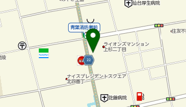 ピタットハウス仙台北四番丁店の地図画像