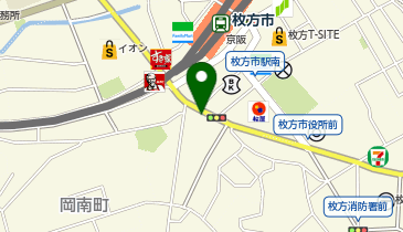 ピタットハウス枚方店の地図画像