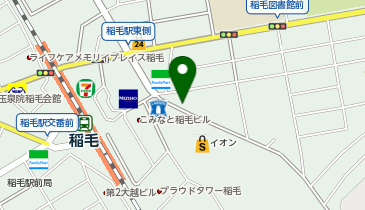 ピタットハウス稲毛店の地図画像