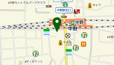 ピタットハウス中野南口店の地図画像