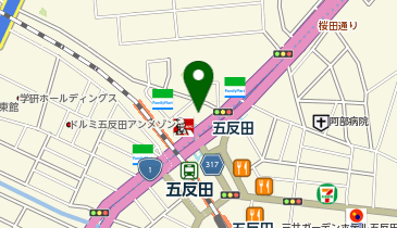 ピタットハウス五反田店の地図画像