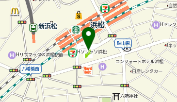 ピタットハウス浜松駅南口店の地図画像