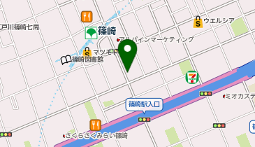 ピタットハウス篠崎店の地図画像