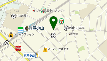 ピタットハウス武蔵小山店の地図画像
