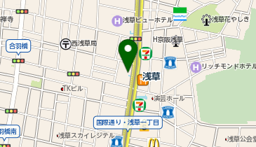 ピタットハウスTX浅草店の地図画像