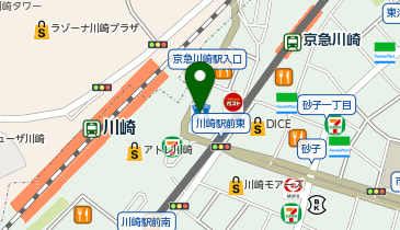 ピタットハウス川崎駅前店の地図画像
