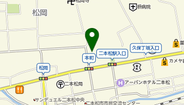 ピタットハウス二本松店の地図画像