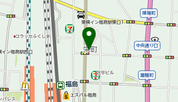 ピタットハウス福島駅前店の地図画像