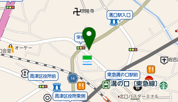 ピタットハウス溝の口2号店の地図画像