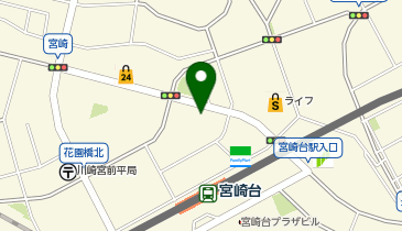 ピタットハウス宮崎台店の地図画像