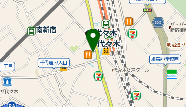 ピタットハウス代々木店の地図画像