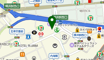 ピタットハウス横浜販売センターの地図画像