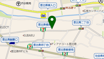 ピタットハウス恵比寿店の地図画像
