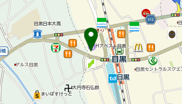 ピタットハウス目黒店の地図画像