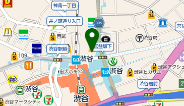 ピタットハウス渋谷東口店の地図画像