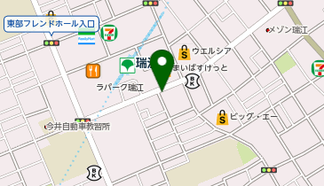 ピタットハウス瑞江店の地図画像
