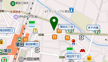 ピタットハウス蒲田東口店の地図画像