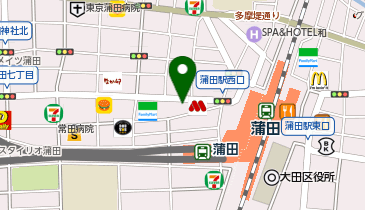 ピタットハウス蒲田店の地図画像