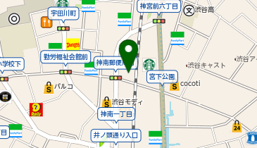ピタットハウス渋谷北店の地図画像