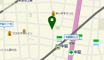 ピタットハウス中延店の地図画像