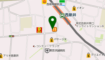 ピタットハウス西新井店の地図画像