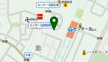 ピタットハウスセンター北店の地図画像